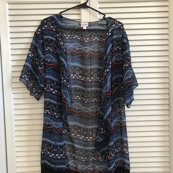 Lularoe sheer shawl - Picture 3 of 4